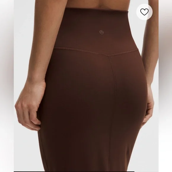 Lululemon Nulu Slim-Fit HR Maxi Skirt | Lava Cake | Size: M - Picture 5 of 6